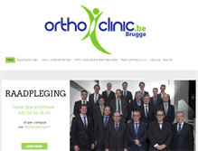 Tablet Screenshot of orthoclinic.be